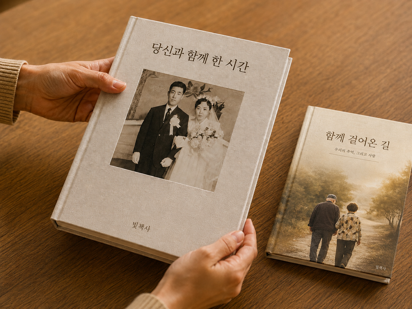 두 사람의 이야기가 담긴 포토에세이 책